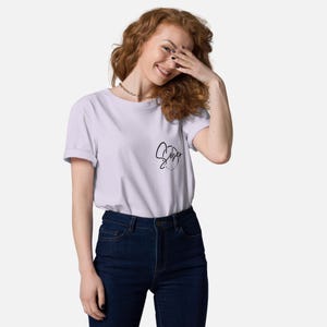 unisex organic cotton T-shirt