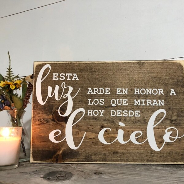 Spanish Memorial Quotes Etsy