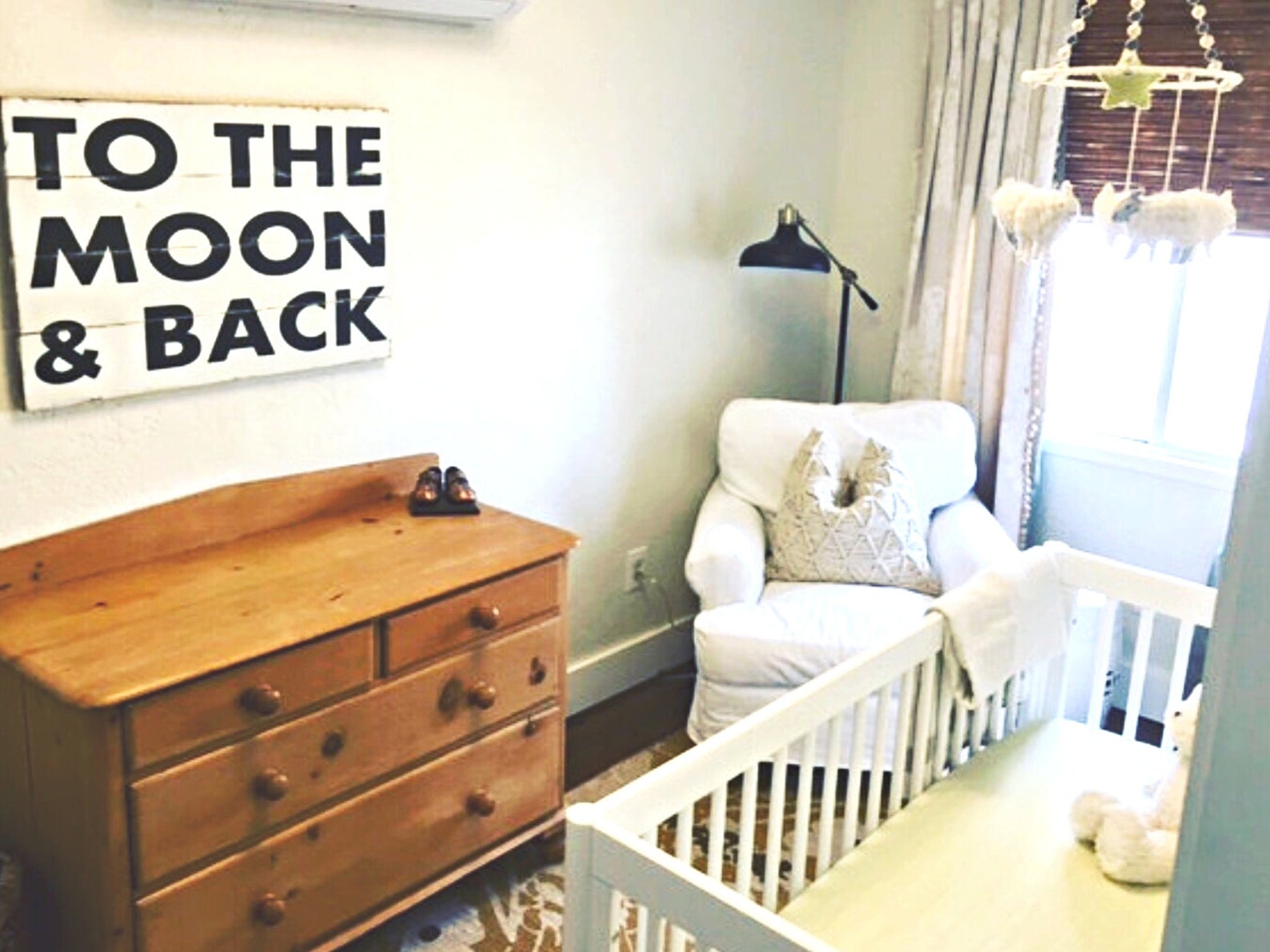 Rustic Nursery Decor to the Moon and Back Decor Boys Room Etsy