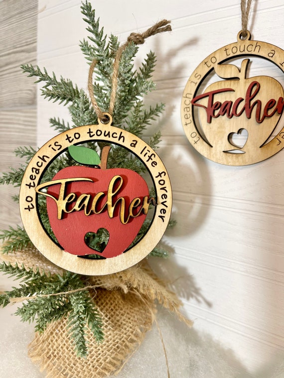 Wooden Desk Ornament , Teacher Gift, Personalized Teacher Gift Idea. Desk  Ornament 