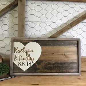 Rustic Wedding Guest Book Wedding Decor Wood Guestbook Alternative Guest Book Wedding Gift Sign Gift for couple image 8