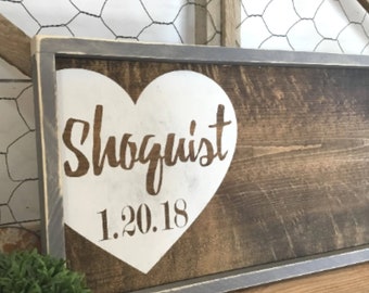 Rustic Wedding Guest Book Alternative -  Wood Wedding Sign - Custom Wedding Guestbook - Wedding Gift Sign - Wedding Sign In Book