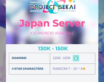 7-10 * 4 stars Project Sekai Colorful Stage Japan Server Digital Art Prints Collection