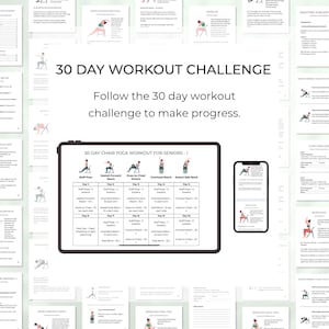 Gentle chair yoga poses for elderly adults – step-by-step guide with a 30 day yoga workout challenge