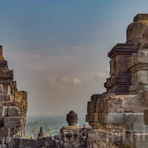Borobudur Temple Print: Ancient Stupas of Java (Digital Download)