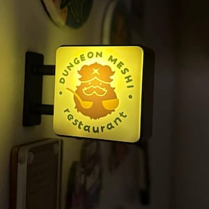 Senshi Light-Up Fridge Magnet Delicious in Dungeon Meshi Mini Sign
