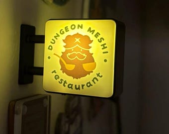 Senshi Light-Up Fridge Magnet Delicious in Dungeon Meshi Mini Sign
