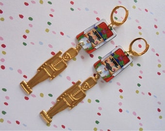 Christmas Tin Soldier Earrings (6154)