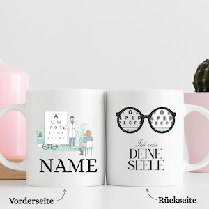 Personalized doctor mug, mug for ophthalmologist, mug for doctor, gift for doctor, doctor coffee mug