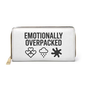 Reißverschluss-Geldbörse für emotionale Unterstützung - Zum Stressabbau, Geschenk für Freunde, Geldbörse zur Selbstfürsorge, perfekt für Geburtstage, süßes Accessoire