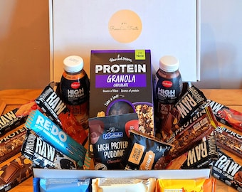 Big Protein Variety Box: Gym and Fitness Gift | Free Personalised Gift Message