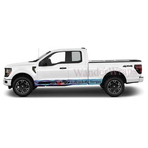 Unleash The Torque Rocker Panel Graphic Decal Kit (Left Right Sides) High Quality Vinyl for Trucks & SUVs