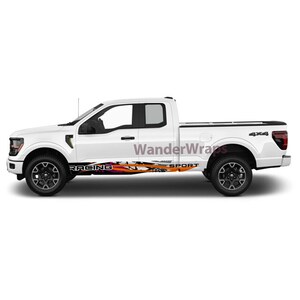 Racing Pink Rocker Panel Graphic Decal Kit for Trucks & SUVs