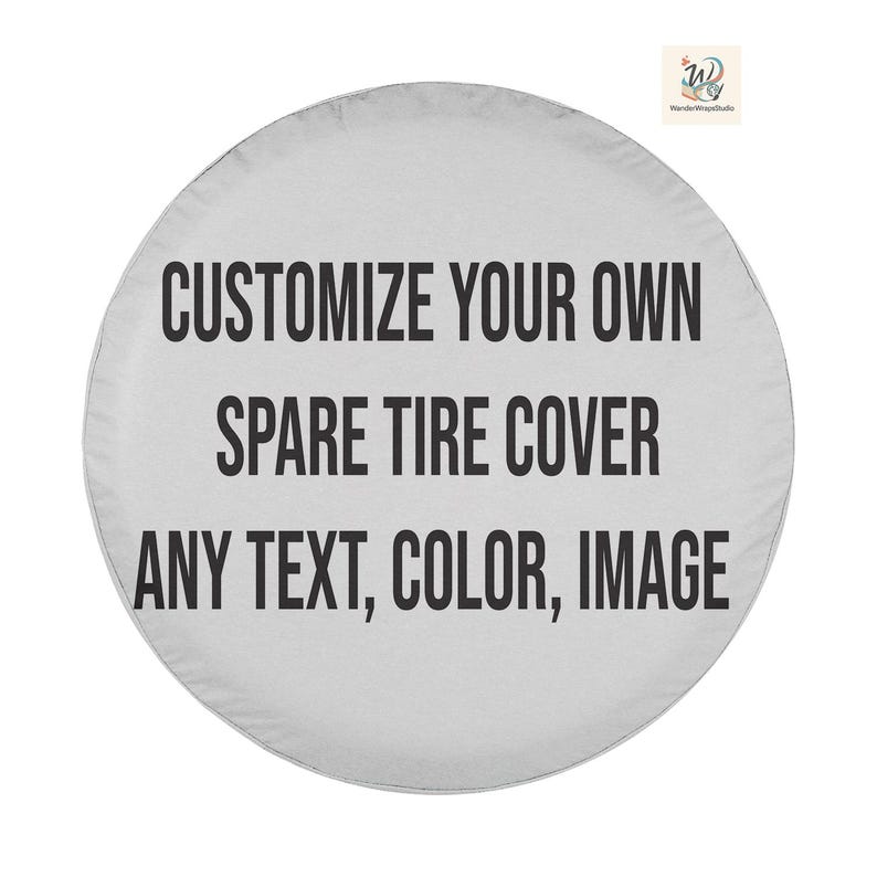 Customized Order Spare Tire Cover – Waterproof UV Resistant Protector with Camera Hole image 3