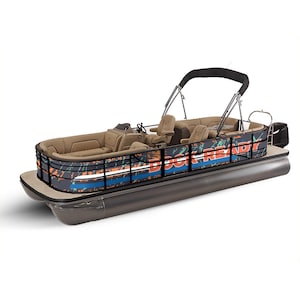 Pontoon Boat Wrap Decal Kit: Weatherproof Vinyl Graphics, DIY Install