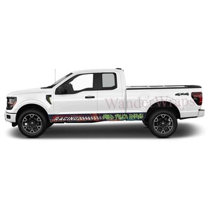 Bold Truck Energy Rocker Panel Graphic Decal Kit (Left Right Sides) High Quality Vinyl for Trucks & SUVs