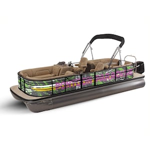 Pontoon Boat Wrap Decal: Custom Vinyl Graphic Kit, Weatherproof DIY Install