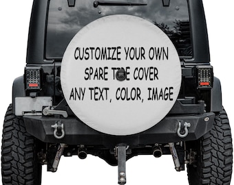 Customized Order Spare Tire Cover – Waterproof UV Resistant Protector with Camera Hole