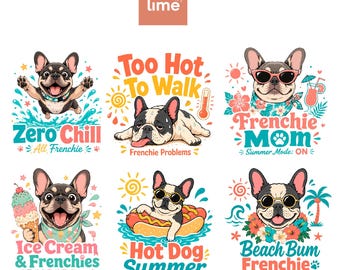 Lot de bouledogue français SVG | Maman française PNG | Sublimation drôle de chien | Fichiers de découpe Cricut | Cadeau chien maman