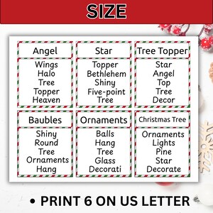 Christmas Taboo Game Printable Holiday Party Game With 100 Cards Fun ...