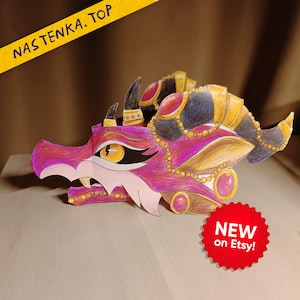 MARIONETA DE DRAGÓN DE PAPEL Alexstrasza