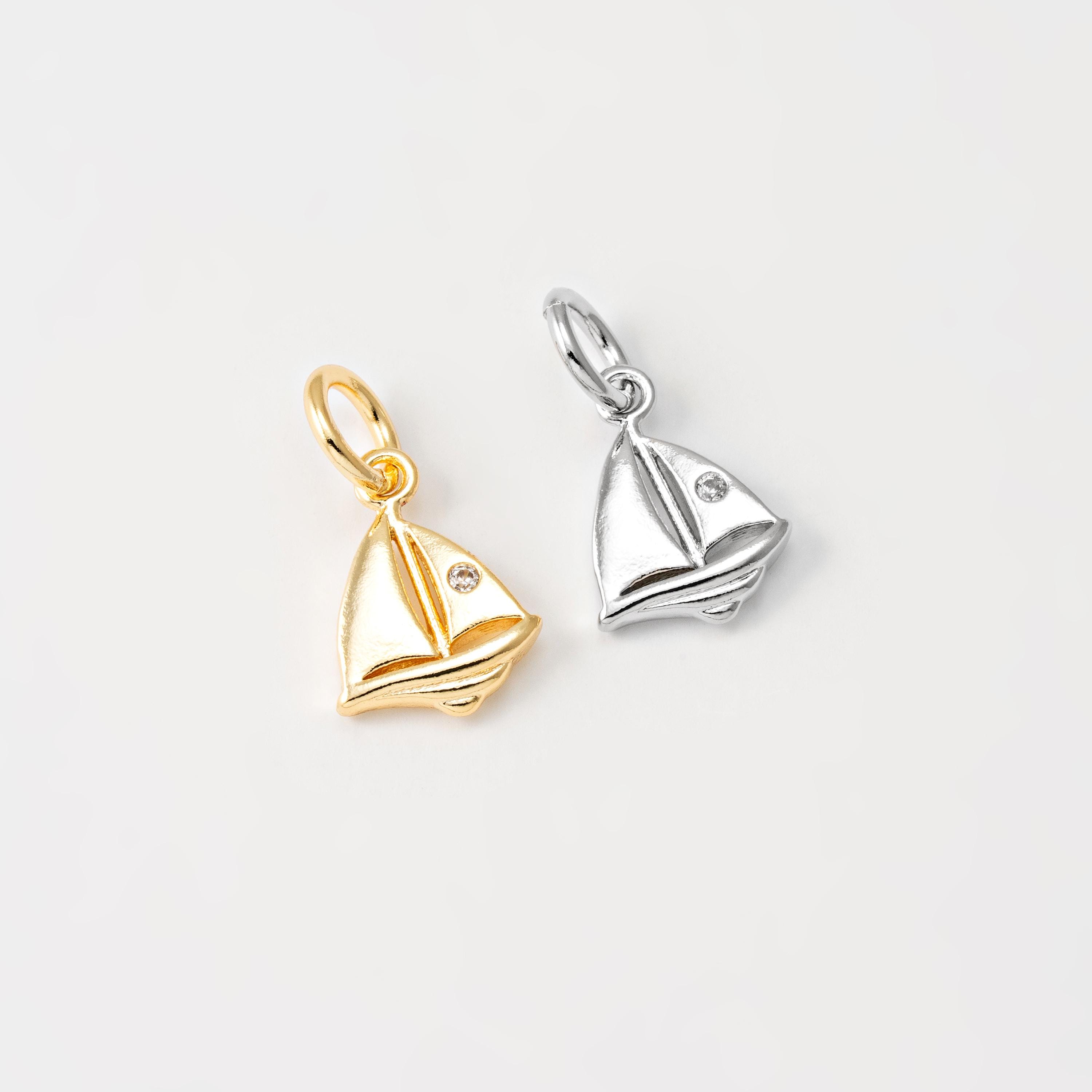 Charm Gouvernail En Argent 925/1000 - Bijou Neuf Avec étiquettes, Par Jewellerybox