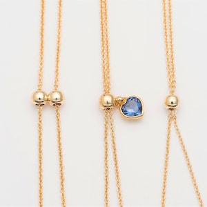 20PCS - Rondelle Rubber Stopper Beads, Small Round Rubber Stopper Charm, Tiny Holder Connector, Real 14K Gold Plated [CB0248-PG]