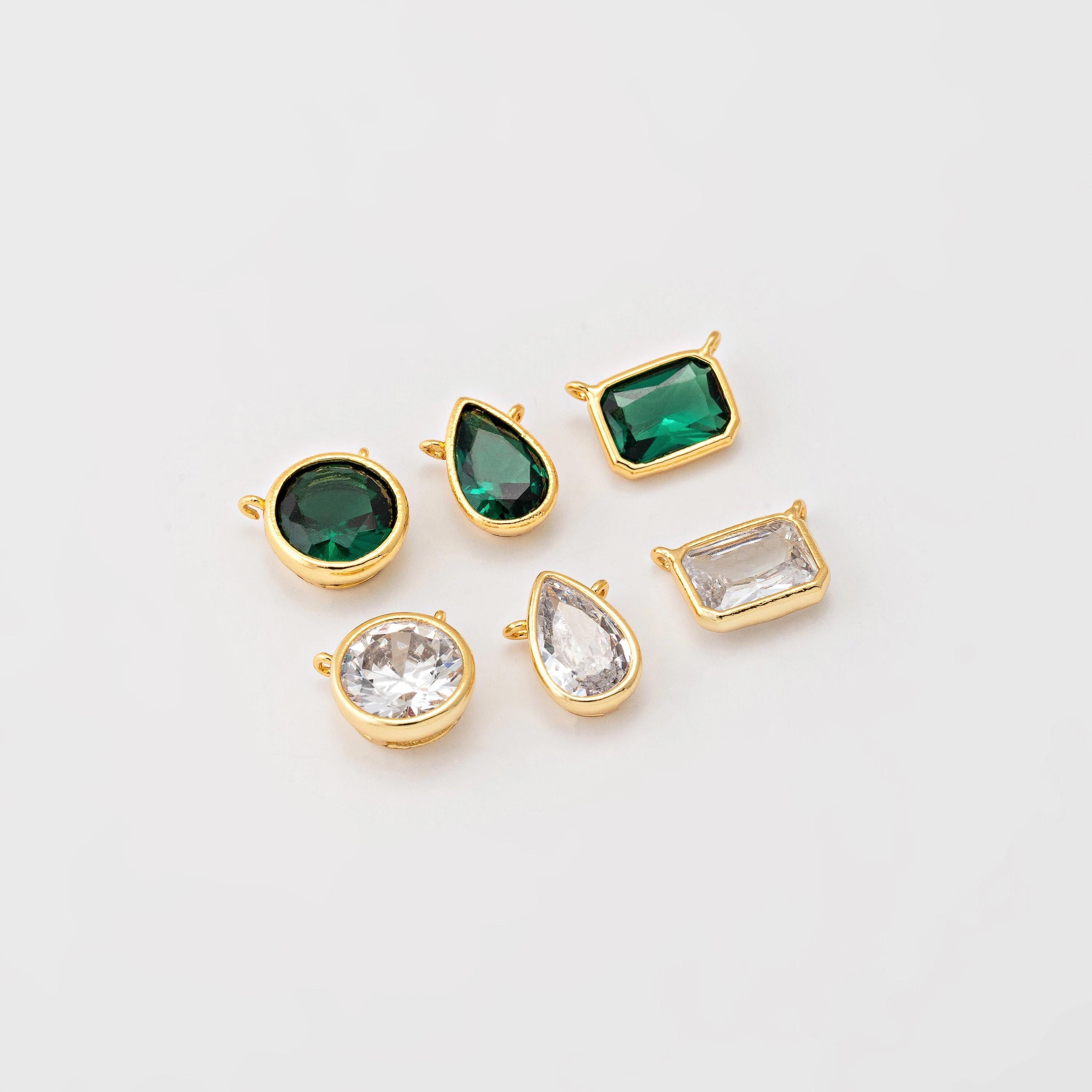 エメラルドカットブレスレット - Etsy 日本