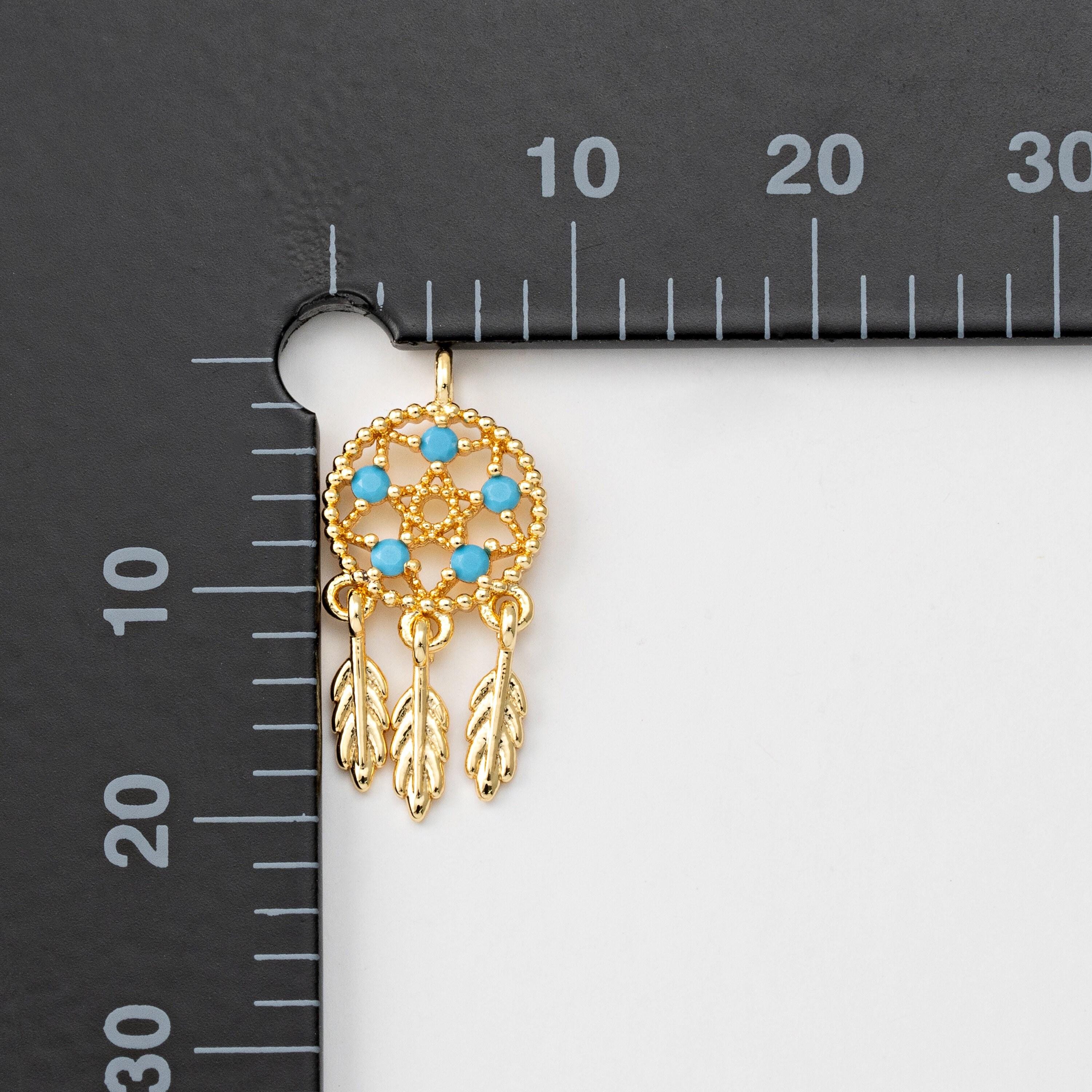 SUNNYCLUE 1 Scatola 120 Pezzi Ciondolo Piuma Stile Boemo Ciondoli Piuma Boho Forma Di Foglia Acchiappasogni Piume Ciondolo Colorato Ciondolo In Lega Per Creazione Di Gioielli Ciondoli Bracciali Orecch