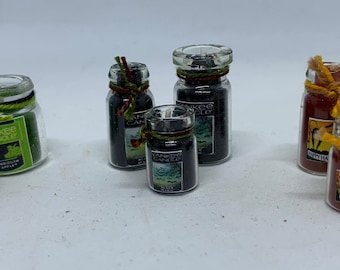 Dolls House Miniatures - Halloween Candle x1 (colours and sizes vary)