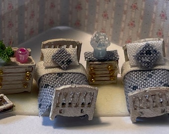 Dolls House Miniatures 1/144th  / 1:144 / Micro  / Dutch Scale Traditional Childs Room set