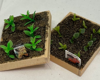 Dolls House Miniatures - Garden Seed Tray x1