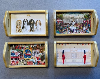 Dolls House Miniatures - Royal - King Charles III coronation TRAY x 1 (13 options)