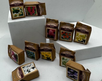 Dolls House Miniatures - garden bulb bag  x1