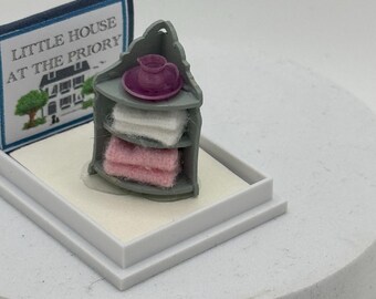 Dolls House 1/48th / 1:48 /Quarter Scale - corner washstand