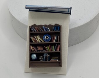 Dolls House 1/48th / 1:48 / Display Cabinet bookcase