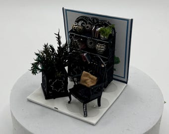 Dolls House 1/48th / 1:48 /Quarter Scale - Conservatory /Garden Room furniture