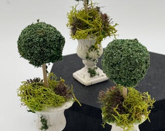 Dolls House Miniatures -  topiary Planter x1