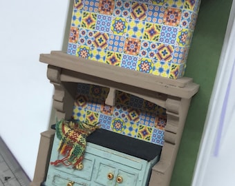 Dolls House Luxury Dressed 1/48th Spanish Style Stove -