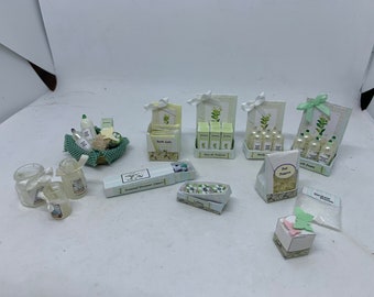 Puppen Haus Miniaturen - Gardenia Toilettenartikel Sammlung