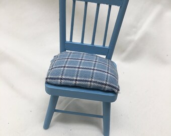 Dolls House Miniatures - Blue Chair