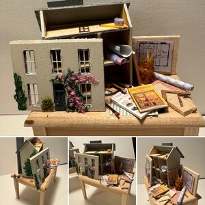 Dolls House Miniatures 1/12th Dollshouse Making Table 2 options image 3