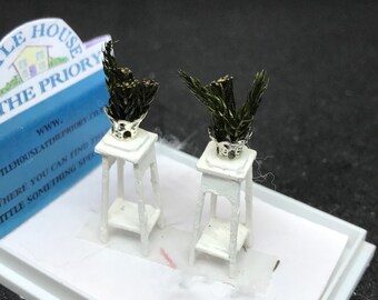 Dolls House Luxury Dressed 1/48th Plant stands -