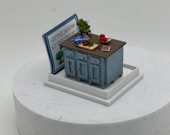 Dolls House 1/48th / 1:48 /Quarter Scale - kitchen island unit