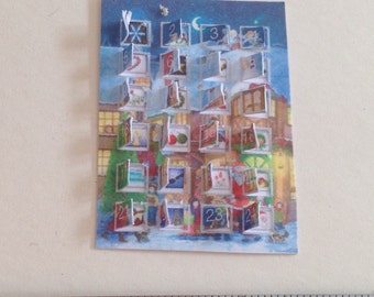 DOLLS HOUSE MINIATURES - Advent Calendar - House