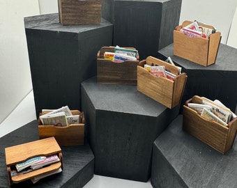 1/12th Magazine Rack / Box / Holder x1