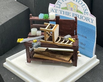 Dolls House  1/48th Carpenters Bench