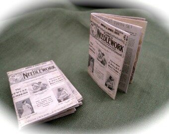 DOLLS HOUSE MINIATURES - 1/12th Period Sewing Magazine