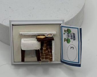 Dolls House 1/48th / 1:48 /Quarter Scale - pot sink