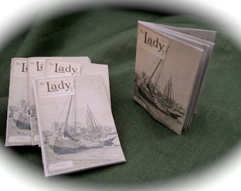 DOLLS HOUSE MINIATURES - 1/12th Period Openable Magazine